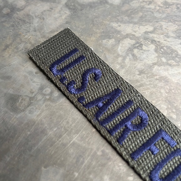 U.S. AIR FORCE embroidered tape patch - vintage - Picture 5 of 10